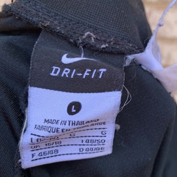 Women’s NIKE Black Dri-Fit Wide Leg Sweatpants Med - Picture 12 of 13